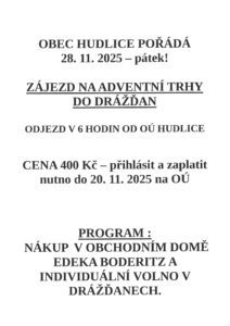 plakát na Adventní trhy Drážďany