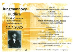 plakát na akci Jungmannovy Hudlice