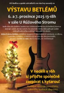 plakát na akci Výstava betlémů