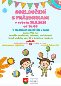 plakát na akci Rozloučení s prázdninami