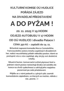 plakát na divadelní představení