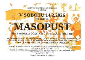 plakát Masopust 2026 