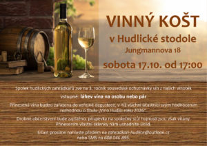 PLAKÁT NA AKCI VINNÝ KOŠT