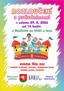 plakát na akci Rozloučení s prázdninami