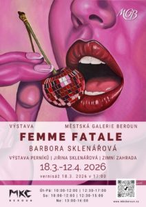 plakát na výstavu B. Sklenářová