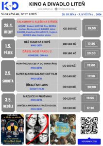 Program divadlo a kino Liteň