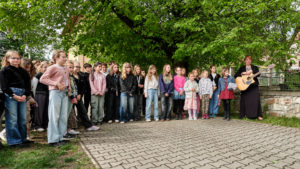 fota z akce Kladení věnce u pomníku