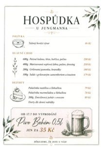 Hospůdka u Jungmanna pozvánka na akci piva Bohém